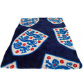 Blau-Weiß-Rot - Back - England FA - Decke, Fleece, Wappen