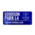 Blau - Front - Everton FC offizielles Straßenschild