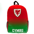 Rot-Grün - Front - FA Wales - Rucksack "Cymru"