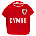 Rot-Weiß - Front - FA Wales - Brotzeittasche "Cymru"