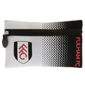 Schwarz-Weiß-Rot - Front - Fulham FC - Wappen - Schreibmäppchen - Neopren