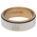 Gold-Silber - Back - Newcastle United FC 2-Ton Spinner Ring