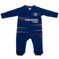 Blau - Front - Chelsea FC Baby TS Strampler