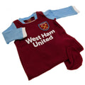 Weinrot-Blau - Side - West Ham United FC Baby Strampler