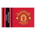 Rot - Back - Manchester United FC - Fahne, Wordmark