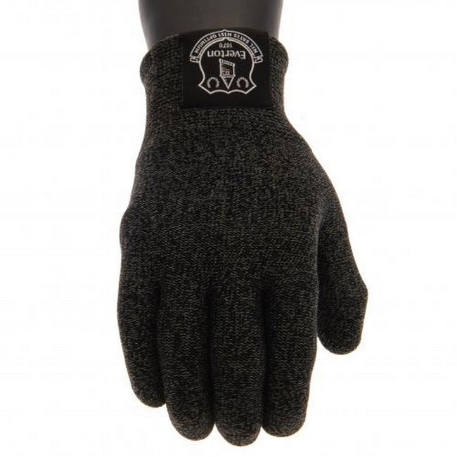 Grau - Back - Everton FC Kinder Luxus Touchscreen Handschuhe