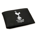 Schwarz - Front - Tottenham Hotspur FC - Brieftasche bestickt
