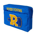 Blau-Gelb - Front - Riverdale - "River Vixens" - Schreibmäppchen