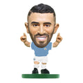 Himmelblau-Weiß - Front - Manchester City FC Fußball-Figur Riyad Mahrez, "SoccerStarz"