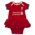 Rot-Weiß - Front - Liverpool FC Bodysuit, Tutu-Rock für Baby
