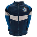 Marineblau-Blau-Weiß - Front - Chelsea FC - Trainingsjacke für Kinder