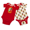 Rot-Weiß - Front - British & Irish Lions - Bodysuit für Baby (2er-Pack)