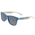 Himmelblau-Weiß - Back - Manchester City FC - Kinder Retro - Sonnenbrille