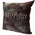 Grau-Grün - Front - Harry Potter - Deathly Hallows - Gefülltes Kissen