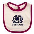 Schwarz-Pink-Weiß - Back - Scotland RU - Baby Lätzchen 2er-Pack