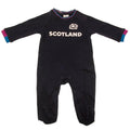 Marineblau-Pink-Blau - Front - Scotland RU - Schlafanzug für Baby