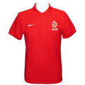 Rot-Weiß-Gold - Front - Poland FA - Poloshirt für Herren