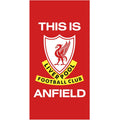 Rot-Weiß - Front - Liverpool FC - Badetuch "This Is Anfield"