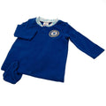 Königsblau-Weiß - Back - Chelsea FC - Schlafanzug für Baby Langärmlig