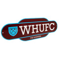 Scharlachrot-Weiß-Himmelblau - Side - West Ham United FC - Hängeschild, Retro