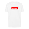Weiß - Front - The T-Shirt Factory Herren Logo-T-Shirt Polska