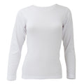 Weiß - Front - FLOSO Damen Thermo Unterhemd, langärmlig