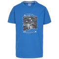 Blau - Front - Trespass Herren T-Shirt Downhill