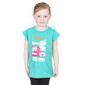 Helltürkis - Side - Trespass Kinder - Mädchen T-Shirt Felicia