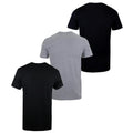 Schwarz-Grau-Rot - Back - Marvel - T-Shirt für Herren (3er-Pack)