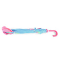 Blau-Pink - Back - Kinder Regenschirm mit 3D-Meerjungfrauen-Design
